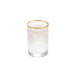 Karaca Mira 6 Glas-Kaffeebecher in Gold