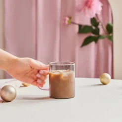 Karaca Miracle Tasse, Rosa Henkel im Zickzack