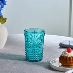 Karaca Moise Acryl Trinkglas, 400 ml, Blau