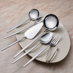 Karaca Moongate 7-teiliges Servierset, Silber