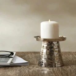 Karaca Moroccan Kerzenständer Silber 10x10x13 cm
