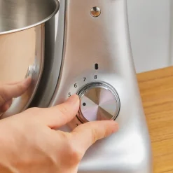 Karaca Multicast Plus Gießen Hackfleisch Mahlen / Wurst Wurst / Kibbeh / Cookie Apparat Teig Kneten Maschine Silber 5Lt