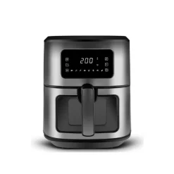 Karaca Multifry Inox XXL 7 Liter Airfryer mit digitalem Glasfenster