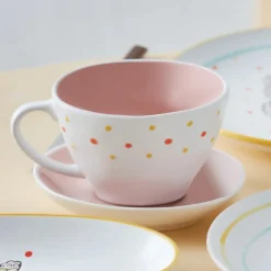 Karaca Nabi für 6 Personen Frühstücksset und Servierschalen, 26 Teilig, New Generation Bone