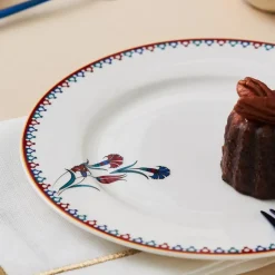 Karaca Nakkaş Dessert-Set für 6 Personen, 18 teilig