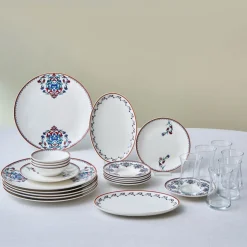 Karaca Nakkaş 26-teiliges 6-Personen Frühstücksset