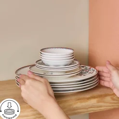 Karaca Nakkaş 26-teiliges 6-Personen Frühstücksset