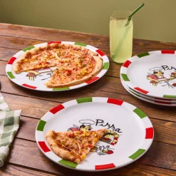 Karaca Napoly 5-teiliges 4-Personen Pizza-Set