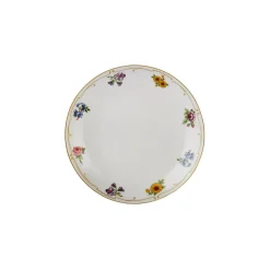 Karaca Natty 6 Personen Frühstücksset und Servierschalen, 26 Teilig, New Generation Bone