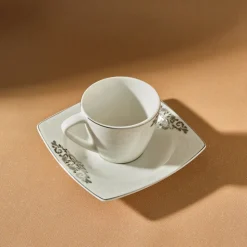 Karaca Nazende 12 teiliges Mochatassen-Espressotassen aus Porzellan für 6 Personen