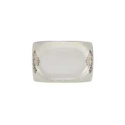 Karaca Nazende Cream 60-teiliges Tafelservice für 12 Personen Eckig