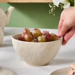 Karaca Nebula Schale, 15 cm, Beige