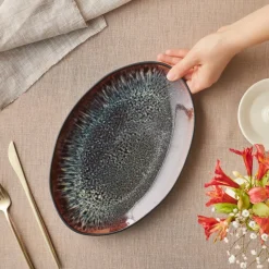 Karaca New Black Galactic 30 cm Servierplatte