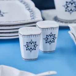 Karaca New Blau 32 Teil 6 Person Porzellan Frühstück/Service Set