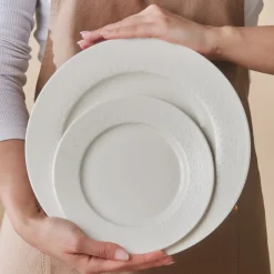 Karaca New Dome Tafelservice für 6 Personen, 24-teilig, Weiß