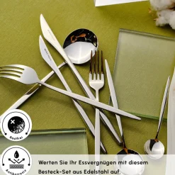 Karaca New Porto 12-Personen 84-Teiliges Besteckset