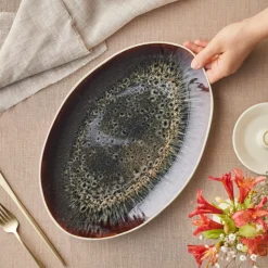 Karaca New White Galactic 36 cm Servierplatte