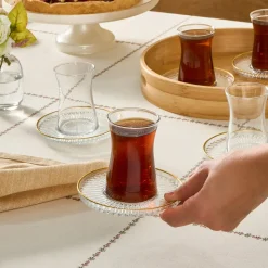 Karaca Nilüfer 12-teilige Teeset