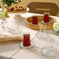 Karaca Nilüfer 12-teilige Teeset