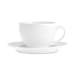 Karaca Nina Embossed Teetassen-Set für 6 Personen, 220 ml