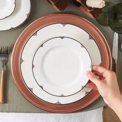 Karaca Nora 12 Personen Geschirrset, 74 Teilig, New Generation Bone