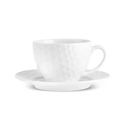 Karaca Nora Embossed Teetassen-Set für 6 Personen, 220 ml