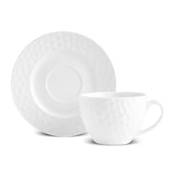 Karaca Nora Embossed Teetassen-Set für 6 Personen, 220 ml