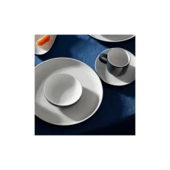 Karaca Nordic für 6 Personen Frühstücksset und Servierschalen, 27 Teilig, Porzellan