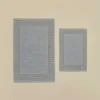 Karaca Odetta Badvorleger-Set, 60 × 90 cm + 40 × 60 cm, Grau