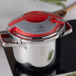 Karaca Orbit Schnellkochtopf-Set 6+8 L Rot