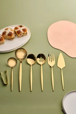 Karaca Orion Shiny Gold 7-Teiliges Servierset