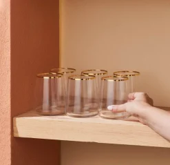 Karaca Orlando 420 Ml 6 Teiliges Wasserglas Set