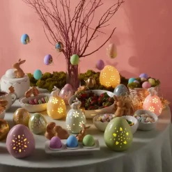 Karaca Ostern Keramische Dekorative Rosa Trinket 9cm