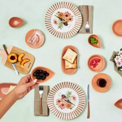 Karaca Pajaro 26-teiliges Frühstücksset und Servierschalen für 6 Personen