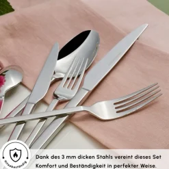 Karaca Pallas Elegance 12-Personen 84-Teiliges Besteckset