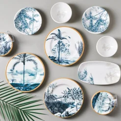 Karaca Palm 26-teiliges Frühstücksset und Servierschalen für 6 Personen