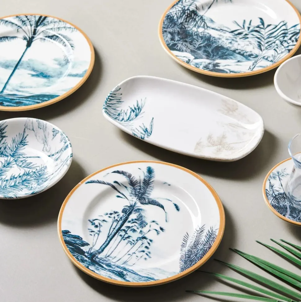 Karaca Palm 26-teiliges Frühstücksset und Servierschalen für 6 Personen