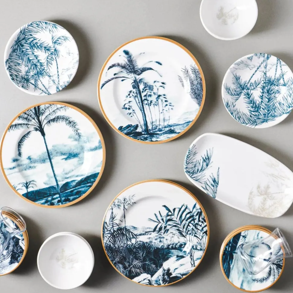 Karaca Palm 26-teiliges Frühstücksset und Servierschalen für 6 Personen