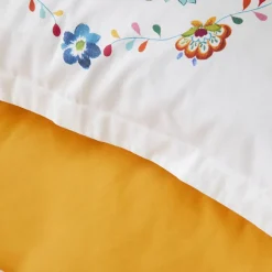 Karaca Parlin Bettwäsche-Set aus 100 % türkischer Baumwolle, Doppelbett, Fuchsia