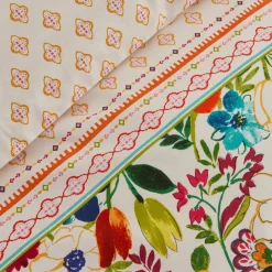 Karaca Parlin Renforcé Bettwäsche-Set, Einzelbett, Fuchsia