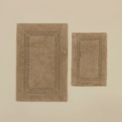 Karaca Pauline Badvorleger-Set, 60 × 90 cm + 40 × 60 cm, Beige