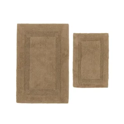 Karaca Pauline Badvorleger-Set, 60 × 90 cm + 40 × 60 cm, Beige