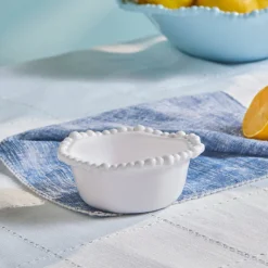 Karaca Perla Melamin-Snackschale, 13 cm, Weiß