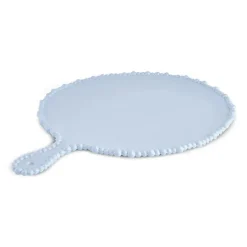 Karaca Perla Runde Käseplatte aus Melamin, 42 cm, Blau