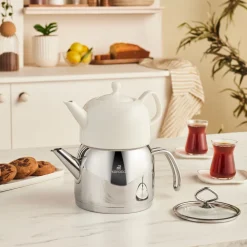 Karaca Pocelinox Porzellan Teekannen Set
