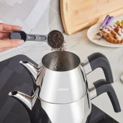 Karaca PowerSteel Pro 316+ Tokyo Teekannen-Set Mittelgroß