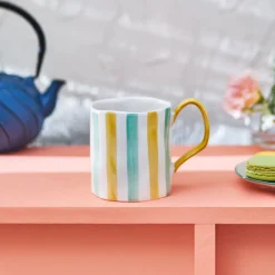 Karaca Primavera Streifen Tasse