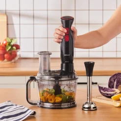 Karaca Pro Multimax 6 in 1 Multifunktions-Küchenmaschine 2000 W Schwarz