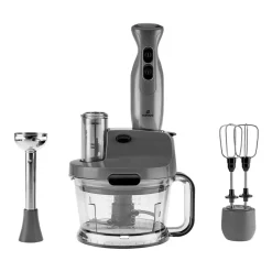 Karaca Pro-Multimax 6 in 1 Mehrzweck-Küchenmaschine, Spacegrau, 2000W