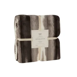 Karaca Rabbit Graue Sherpa Decke 150x200